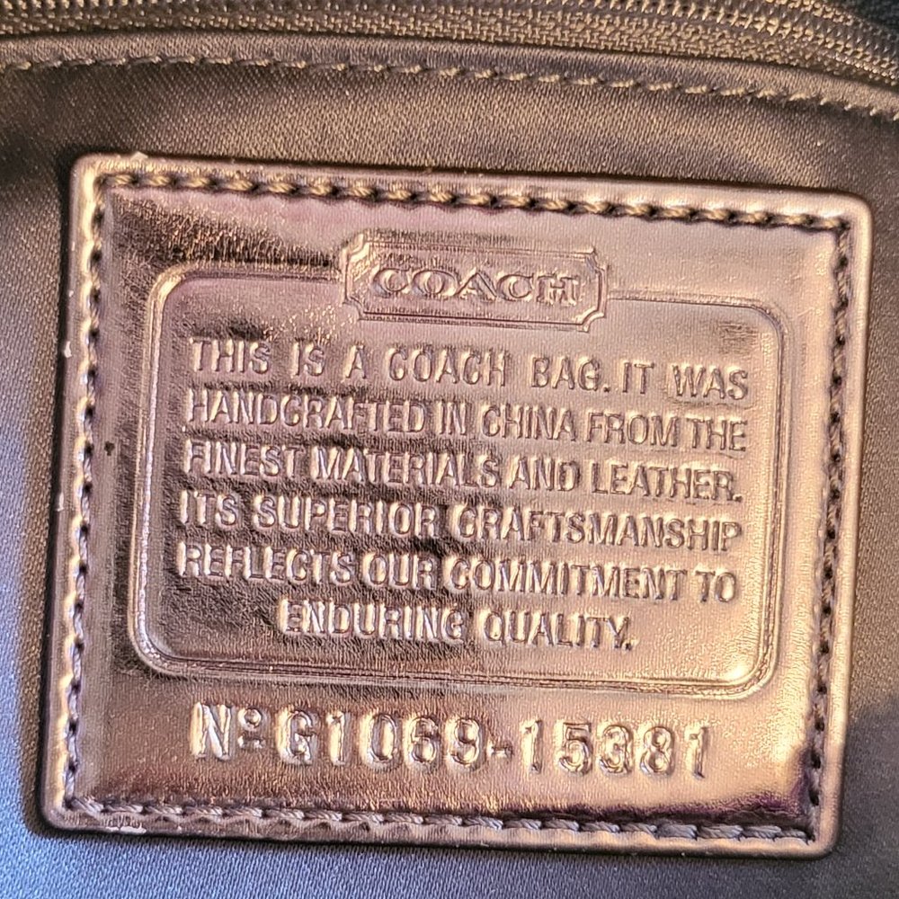Coach Poppy Purple Sequin Bag - Picture 14 of 16